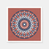 Serviette En Papier Mandala Design papier serviette (Devant)