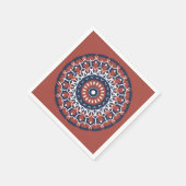Serviette En Papier Mandala Design papier serviette (Coin)
