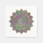 Serviette En Papier Mandala Inde Style 1 (Devant)