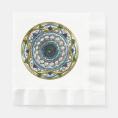Serviette En Papier Mandala juif (Devant)