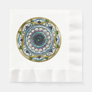 Serviette En Papier Mandala juif