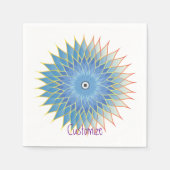 Serviette En Papier Mandala Lotus Blossom Thunder_Cove (Devant)