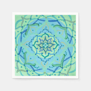 Serviette En Papier Mandala Napkins