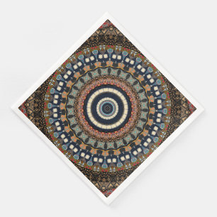 Serviette En Papier Mandala Napkins