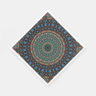 Serviette En Papier Mandala Napkins