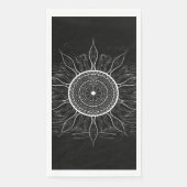 Serviette En Papier Mandala Soleil 2 (Devant)