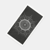Serviette En Papier Mandala Soleil 2 (Coin)