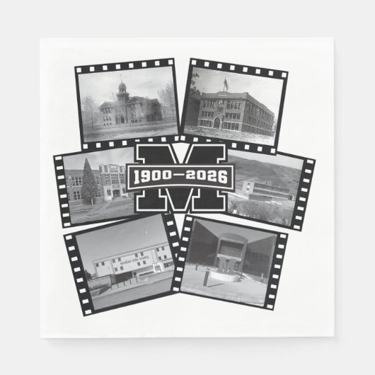 Serviette En Papier Mandan Braves All Class Reunion Paper Napkins (Devant)