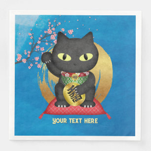 Serviette En Papier Maneki Neko Lucky Poilue