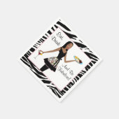 Serviette En Papier "Mange, bois et sois fabuleux !" (Coin)