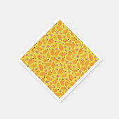 Serviette En Papier Mange mangue fruits et fleurs motif (Coin)
