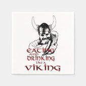 Serviette En Papier Manger Comme Une Serviette Viking (Devant)