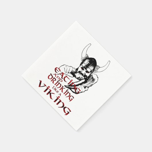 Serviette En Papier Manger Comme Une Serviette Viking (Coin)