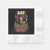 Serviette En Papier Manger Dormir Pickleball Répéter Pickleball (Devant)