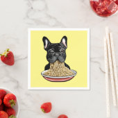 Serviette En Papier mangeur de nouilles (En situation)