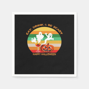 Serviette En Papier Mangez Boire Et Faites Peur