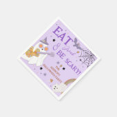 Serviette En Papier Mangez Boire & Soyez Effrayant Amusant Éffrayant H (Coin)