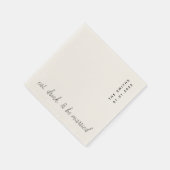 Serviette En Papier Mangez, Buvez, Et Soyez Marié Cocktail Mariage Ser (Coin)