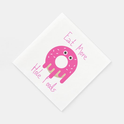 Serviette En Papier Mangez Plus Hole Foods Napkins (Coin)