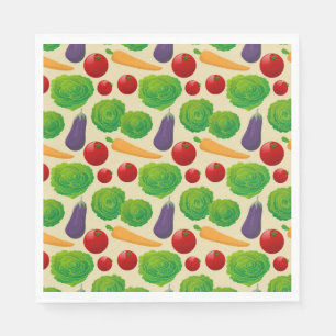 Serviette En Papier Mangez vos légumes
