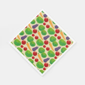 Serviette En Papier Mangez vos légumes (Coin)