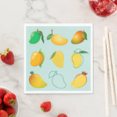 Serviette En Papier Mango Frais (En situation)