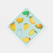 Serviette En Papier Mango Frais (Coin)