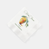 Serviette En Papier Mango tropical | BABY SHOWER (Coin)