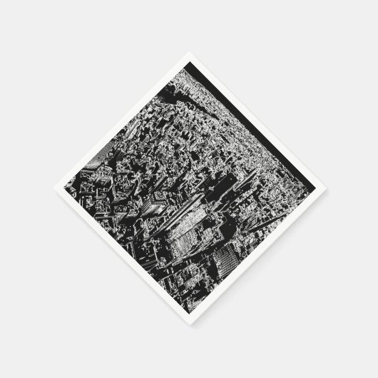 Serviette En Papier Manhattan (Coin)