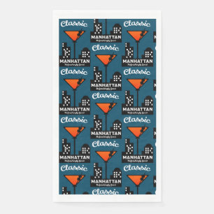 Serviette En Papier Manhattan Cocktail Wall Art