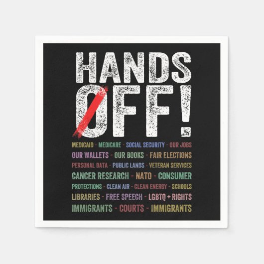 Serviette En Papier Manifestation (Devant)