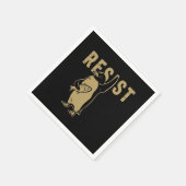 Serviette En Papier Manifestation contre les tarifs douaniers contre l (Coin)