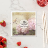 Serviette En Papier Manoir Anglais Maison Hydrangea Réception nuptiale (En situation)