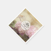 Serviette En Papier Manoir Anglais Maison Hydrangea Réception nuptiale (Coin)