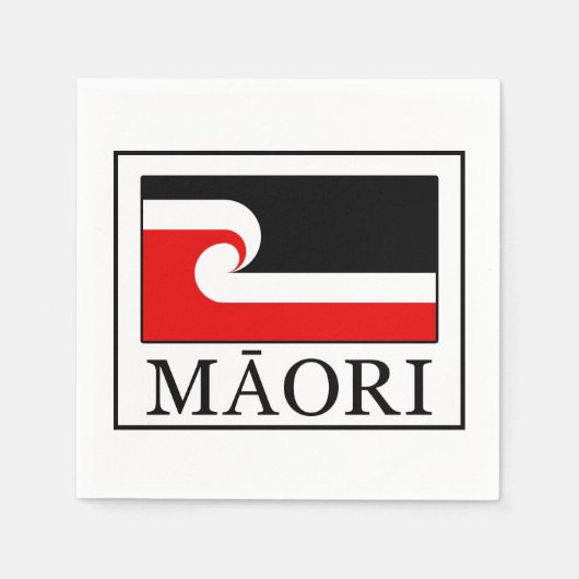 Serviette En Papier Maori (Devant)