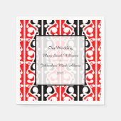 Serviette En Papier Maori Kowhaiwhai Mariage Keepsaké (Devant)