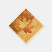 Serviette En Papier Maple Leaf (Coin)