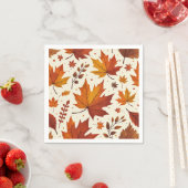 Serviette En Papier Maple Napkin (En situation)