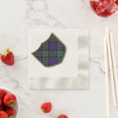 Serviette En Papier Maquay clan Plaid Scottish tartan (En situation)