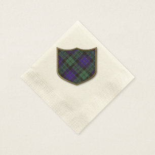 Serviette En Papier Maquay clan Plaid Scottish tartan