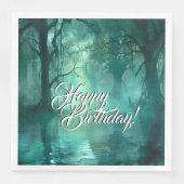 Serviette En Papier Marais vert déplaisant (Devant)