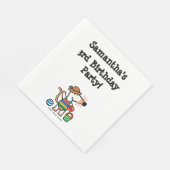 Serviette En Papier Maraisy à l'anniversaire de la plage (Coin)