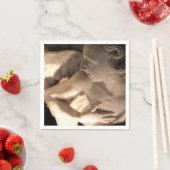 Serviette En Papier Marble Angel Sculpture Art Imprimer (En situation)