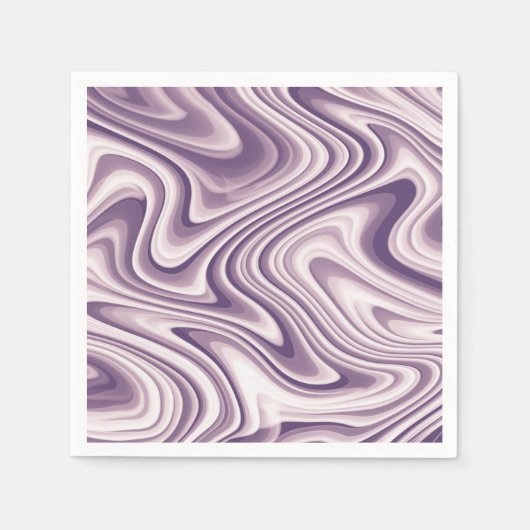 Serviette En Papier Marbre Abstrait pourpre liquide (Devant)