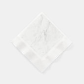 Serviette En Papier Marbre Blanc (Coin)