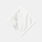 Serviette En Papier Marbre blanc (Coin)