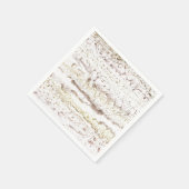 Serviette En Papier Marbre brun clair (Coin)