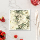 Serviette En Papier Marbre d'ange mignon (En situation)