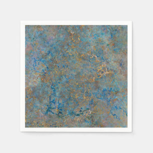 Serviette En Papier Marbre de luxe de lazulite de Lapis