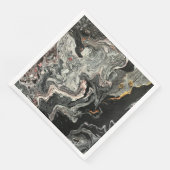 Serviette En Papier Marbre fluide Agate (Coin)